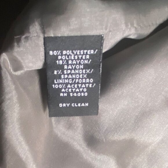 Jones New York Womens Gray Stretch Blazer Jacket Size 18 Careerwear Office - Picture 7 of 10